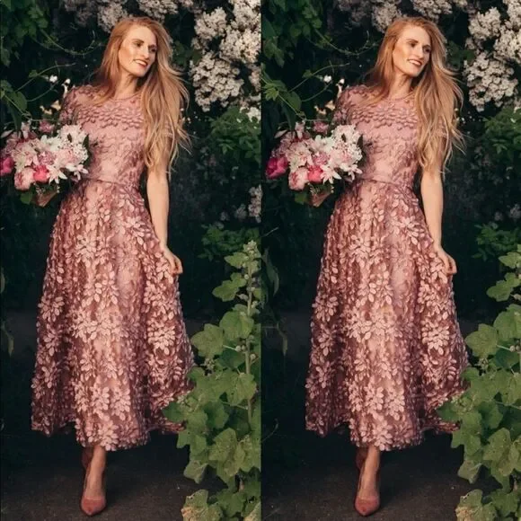 💯 NEW ANTHROPOLOGIE X BHLDN Virdia Dress - Picture 7 of 12